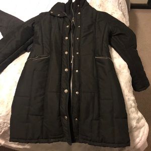 Black winter coat